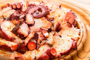 La Pulpería de Victoria pulpo en plato